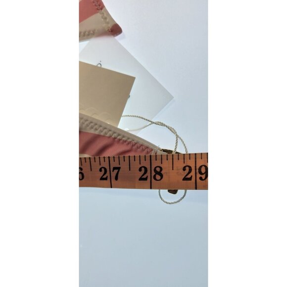 SAME LOS ANGELES 2 PC BIKINY WOMENS The Lady Bra And Rucched Bottom Stripped L - Picture 14 of 15